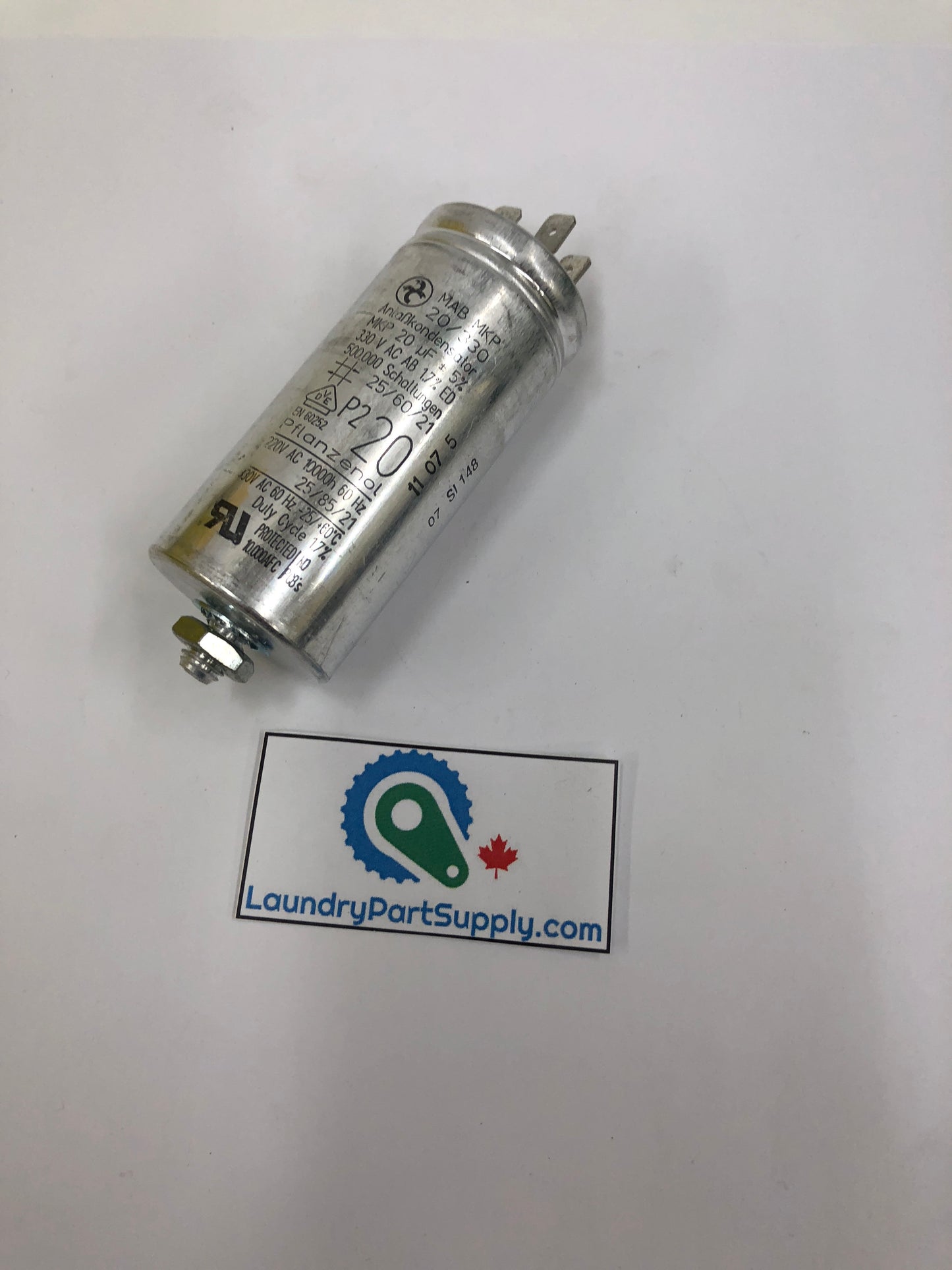 CAPACITOR 20MFD 1PH