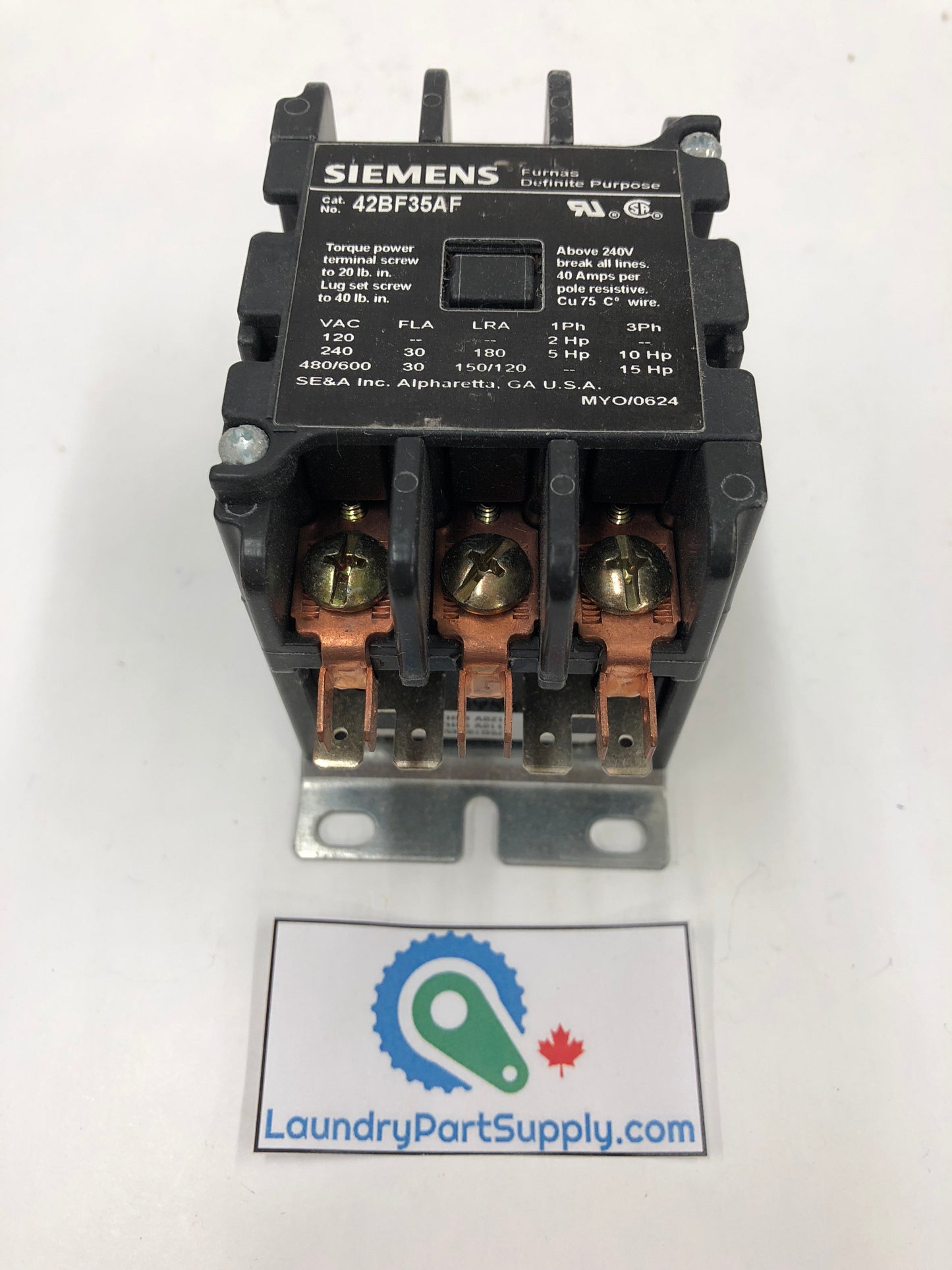 CONTACTOR, 30-40 AMP, 3-POLE PKG